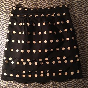 Sweet Anthropologie Polka Dot Mini Skirt